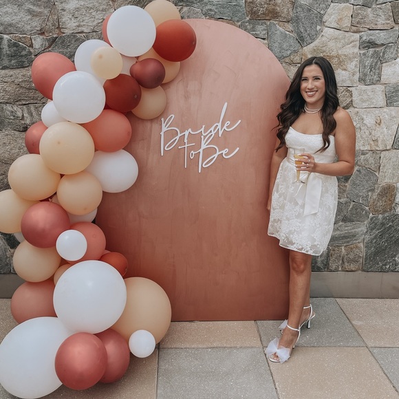 Amsale Little White Strapless Dress - Picture 5 of 6